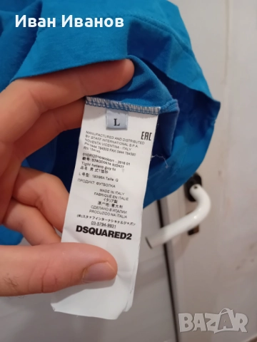 Оригинална тениска Dsquared2, снимка 4 - Тениски - 51651841
