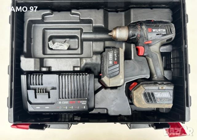 Wurth ABS 18 Compact - Безчетков акумулаторен винтоверт комплект, снимка 2 - Винтоверти - 52915943