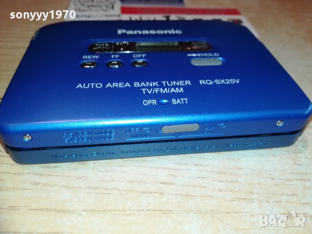 ПОРЪЧАН-panasonic rq-sx25v walkman-made in japan-mettal, снимка 9 - MP3 и MP4 плеъри - 28621570