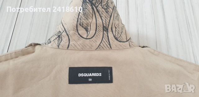 DSQUARED2 Cotton Made in Italy Size 50 / L НОВО ! ОРИГИНАЛ! Мъжка Риза!, снимка 6 - Ризи - 53348059