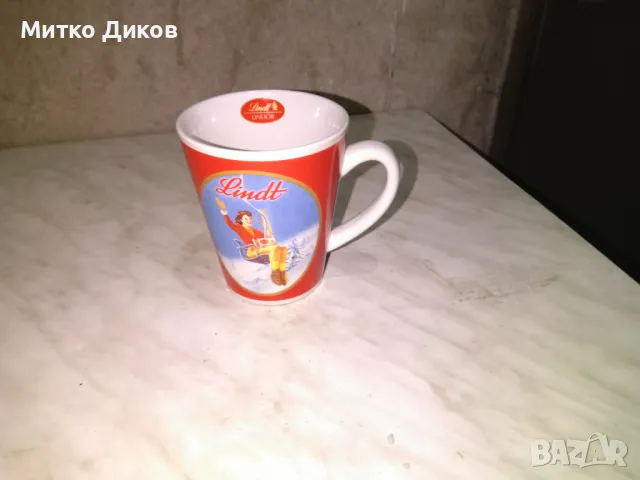 Линдт 2004-2005 чаша 500млл лимитирана серия порцелан като нова, снимка 2 - Чаши - 49227727