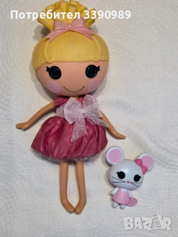Голяма кукла Лалалупси Пепеляшка Lalaloopsy 35лв., снимка 2 - Кукли - 52183733