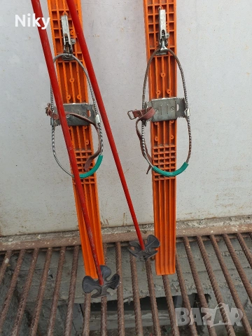 Ретро ски Germina , снимка 3 - Зимни спортове - 53220348