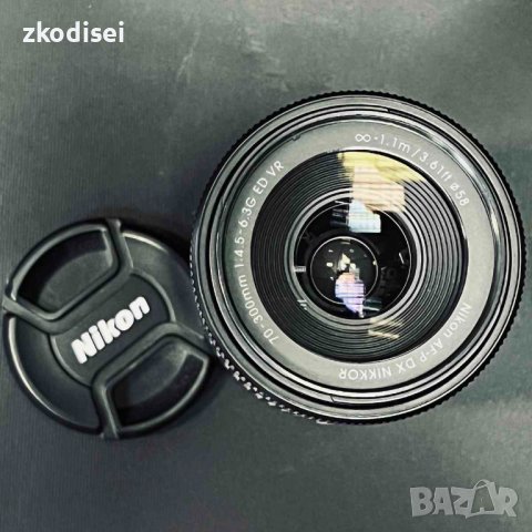 Обектив Nikon 70-300mm F-4.5-6.3G, снимка 2 - Обективи и филтри - 39336139