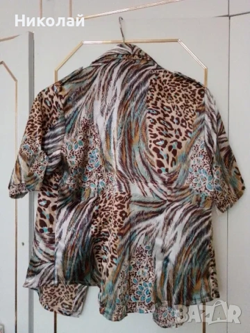 Дамска сатенена риза, снимка 2 - Ризи - 53187100