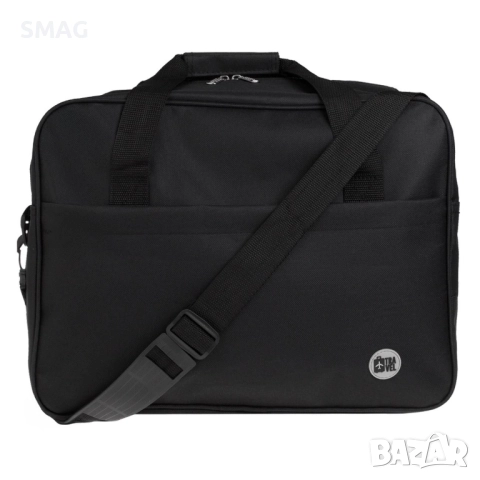 Пътна чанта в черно с външен джоб – 24 л._1247844, снимка 2 - Сакове - 52277698