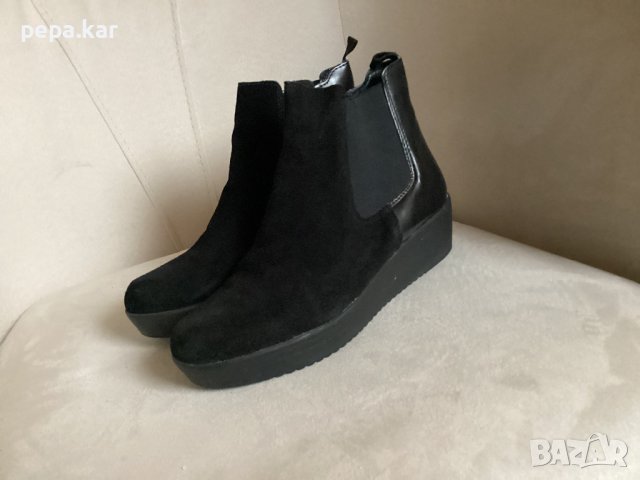 Черни боти Tamaris /Salamander №37 НОВИ , снимка 10 - Дамски боти - 38453326