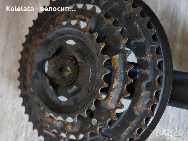 Курбели комплект с педали 170мм 175мм, снимка 3 - Части за велосипеди - 43449241