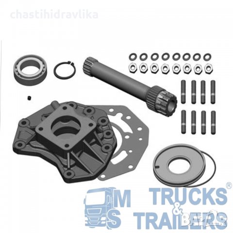 Входящ вал за скоростна кутия MERCEDES 275мм - HYVA, снимка 2 - Части - 26373248