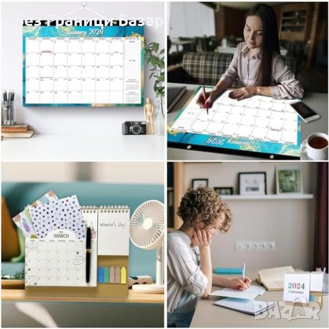 Нов Комплект Календари 2024-2025 за Стена и Бюро, снимка 3 - Други стоки за дома - 43271389