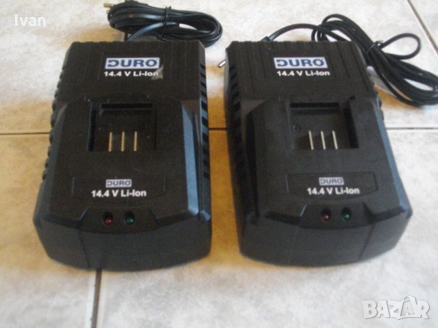 Duro 14,4V-Li-ion-Ново Немско Зарядно-Литий-Йон-Тип Шейна-Дуро, снимка 5 - Винтоверти - 33302936
