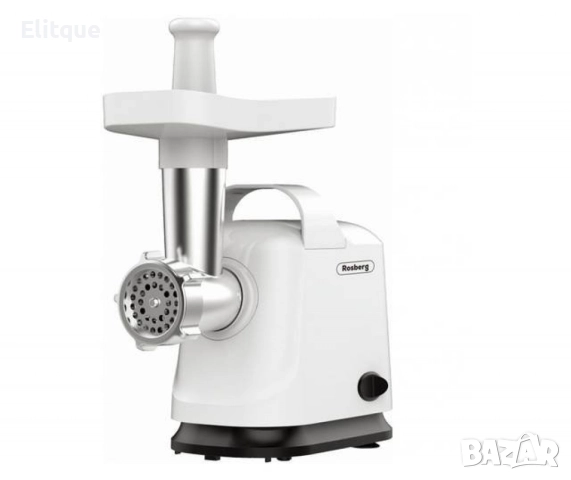 Месомелачка, 800W, приставка за домати, ниско ниво на шум, бял, снимка 8 - Месомелачки - 52843054