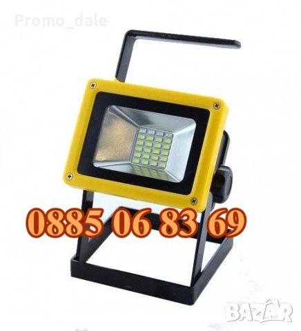 LED фенер с три режима, LED прожектор 100W, аварийна лампа, снимка 2 - Прожектори - 39610513