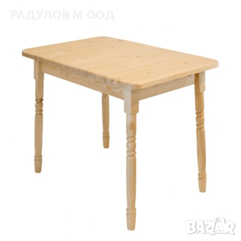 Трапезна маса чам правоъгълна 60*100 см / 30229