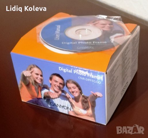 Цифрова фоторамка с форма на яйце Texet 1.5"