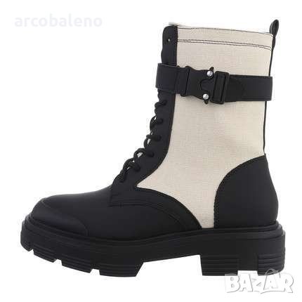 Дамски боти с връзки, 3цвята , снимка 2 - Дамски боти - 38593573