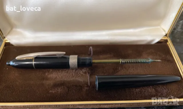 Автентичен MONTBLANC Ballograf със специален механизъм, снимка 4 - Антикварни и старинни предмети - 49748371
