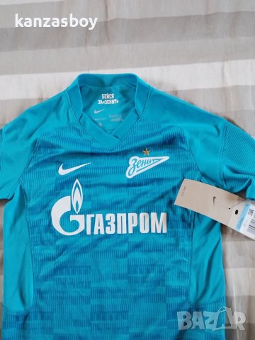 Nike Zenit Saint Petersburg Home 21/22 T-Shirt - страхотна юношеска тениска НОВА, снимка 7 - Детски тениски и потници - 43611631