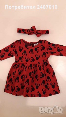 Детска рокля Мини Маус, снимка 2 - Бебешки рокли - 28699496