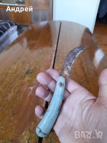 Старо лозарско,овощарско ножче,нож #12, снимка 6 - Други ценни предмети - 51331465