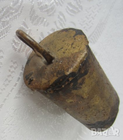 стара продълговата малка камбанка, чан, хлопка метал, звънец