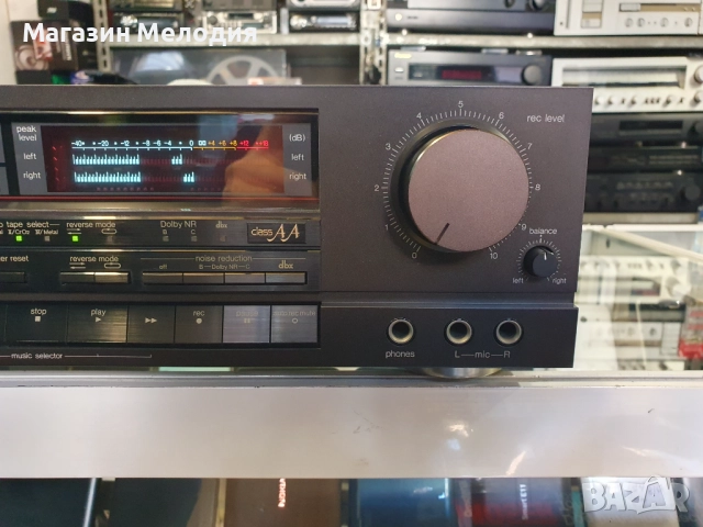 Касетен дек Technics RS-B608B В отлично техническо и визуално състояние., снимка 5 - Декове - 48205538