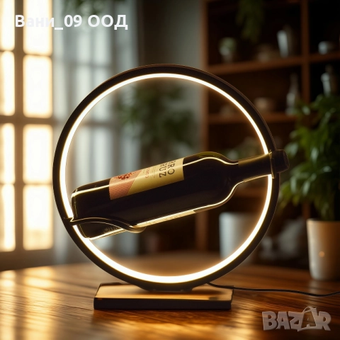 Светеща поставка за вино