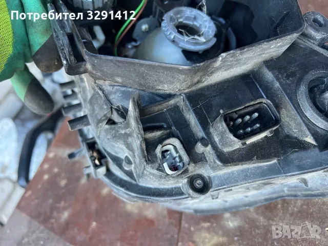 Десен фар bmw e60 Xenon Ксенон, снимка 6 - Части - 42567956