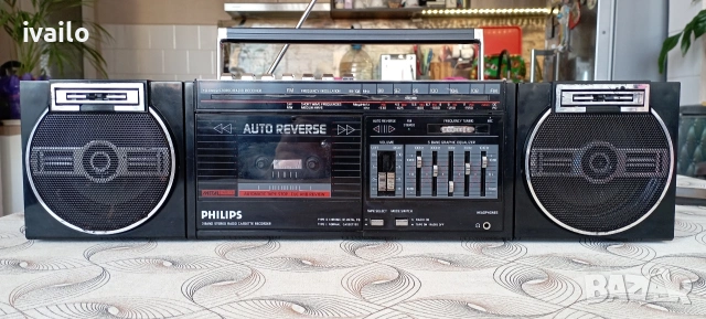 PHILIPS-D8469-BoomBox Радиокасетофон!