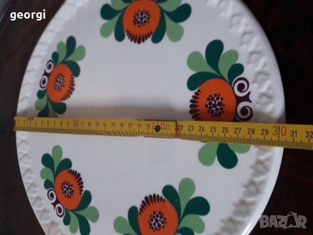 Порцеланов поднос  ГДР   5/1, снимка 6 - Прибори за хранене, готвене и сервиране - 34965330