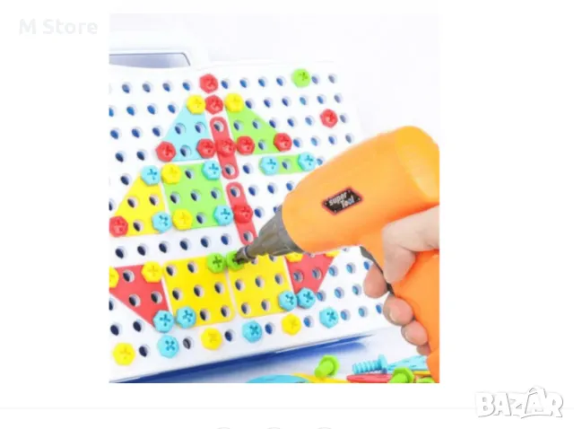 Детски конструктор, Мозайка, С винтоверт, Пес Патрул, 255 части, снимка 5 - Конструктори - 48101247