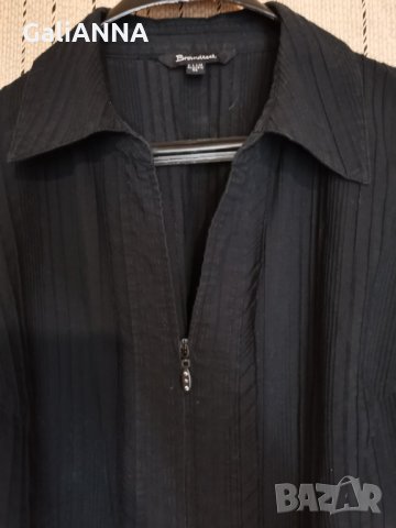 ЕЛЕГАНТНА РИЗА С ЦИП МАКСИ РАЗМЕР 2XL, снимка 4 - Ризи - 33032420