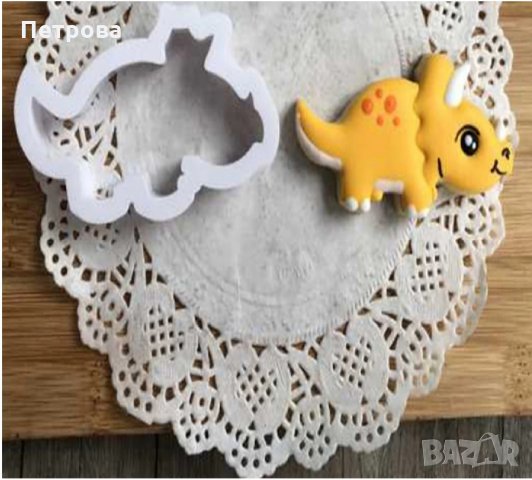 Резци за сладки – „Динозавърчета” – от 8 части, снимка 6 - Форми - 28481634