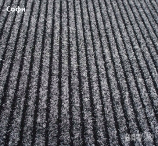 Изтривалка за врата Dekor, 90x150cm, Сив/Черен, снимка 3 - Изтривалки - 52314713