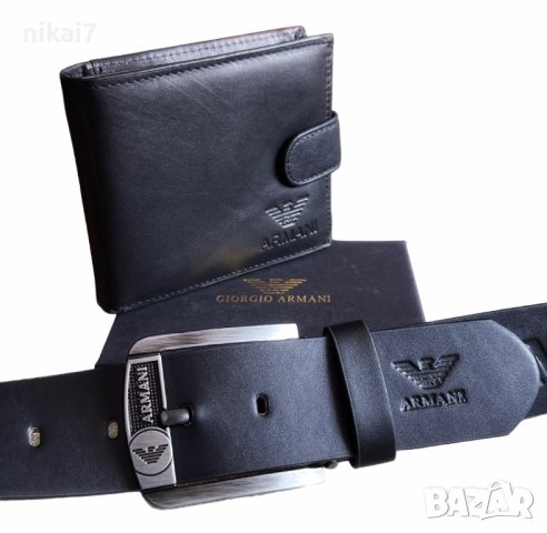 Мъжки портфейл+колан елегантен от естествена кожа телешки бокс, снимка 8 - Портфейли, портмонета - 42945532