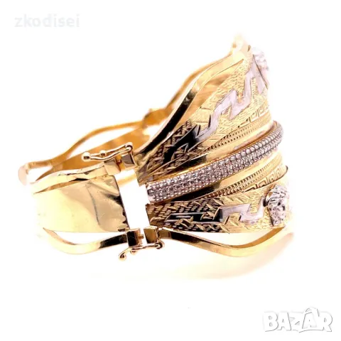 Златна дамска гривна 21,55гр. 14кр. проба:585 модел:29384-1, снимка 2 - Гривни - 48875315