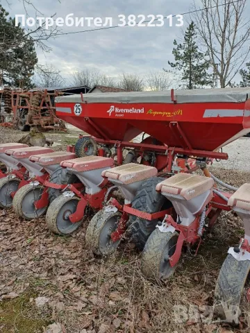 Сеялка Kverneland 8 редова с торовнасяне, снимка 3 - Селскостопанска техника - 48819180