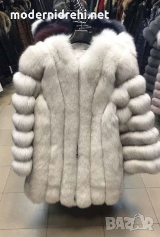 Дамско луксозно палто лисица код 34