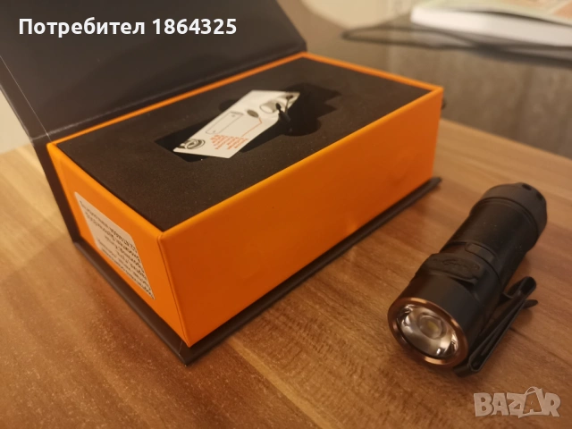 Нов мощен мини фенер Fenix E18R V2.0 - 1200 лумена, снимка 3 - Прожектори - 53248539