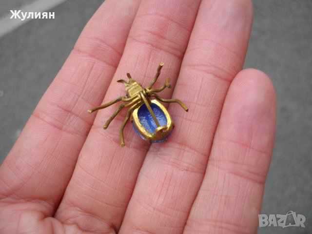 СТАРА БРОШКА ПАЯК , снимка 5 - Антикварни и старинни предмети - 42948636