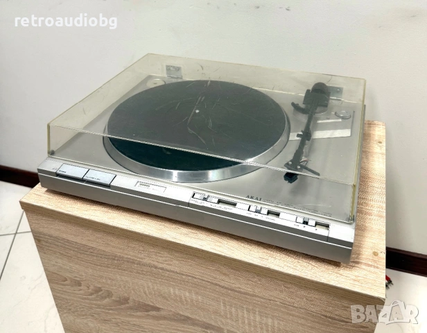 🔉Ретро грамофон AKAI AP-Q310 quartz lock - пълен автоматик - Made in Japan🔉, снимка 5 - Грамофони - 53041146