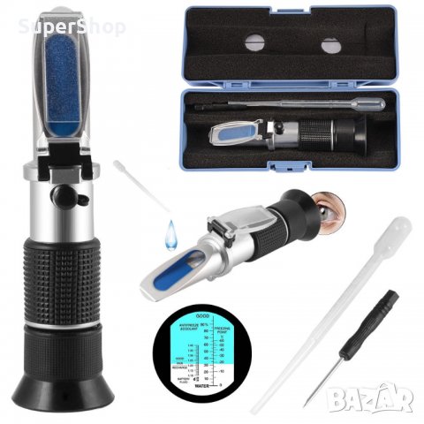 Рефрактомер тестер за антифриз електролити течност чистачки, снимка 2 - Аксесоари и консумативи - 39308360