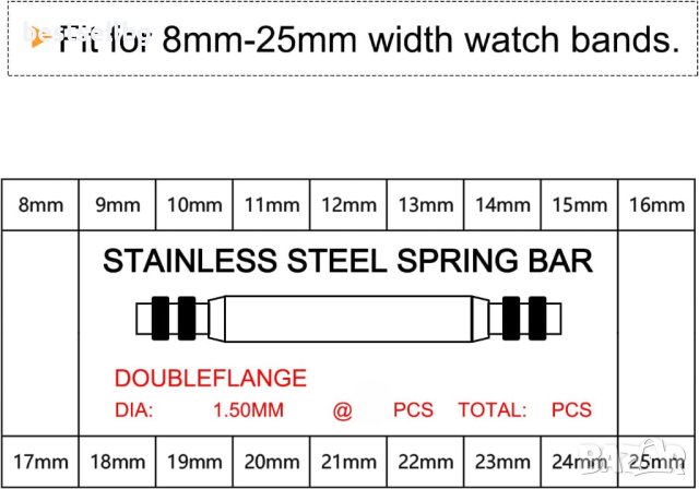 Патенти за часовници щифт всички размери 270бр инструменти консумативи, снимка 6 - Други инструменти - 40818930