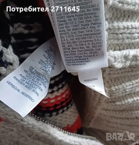 Tommy Hilfiger вълнен пуловер , снимка 7 - Пуловери - 35088009