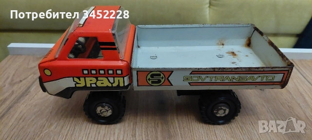 количка метална играчка от соца за колекционери 