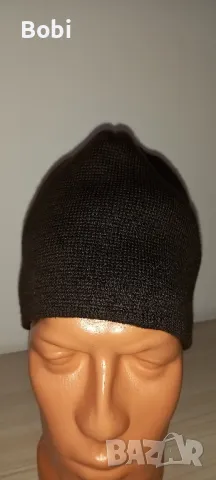 Зимна шапка STOHR GORE-TEX BLACK VIRGIN WOOL BEANIE, снимка 5 - Шапки - 48989818