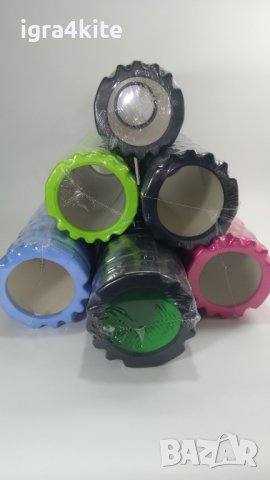 Големи класически фоумролер 45x14 СИВ ЦВЯТ Foam roller, снимка 5 - Йога - 40765070