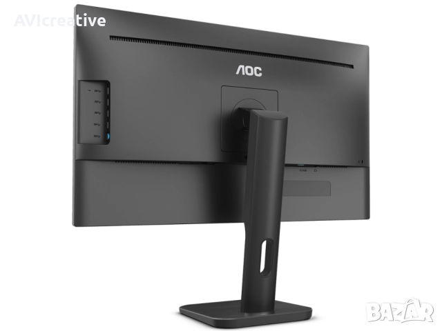 Монитор AOC 24P1, 23.8", IPS, FHD (1920 x 1080), 60Hz, 5ms, Черен, снимка 4 - Монитори - 52914936