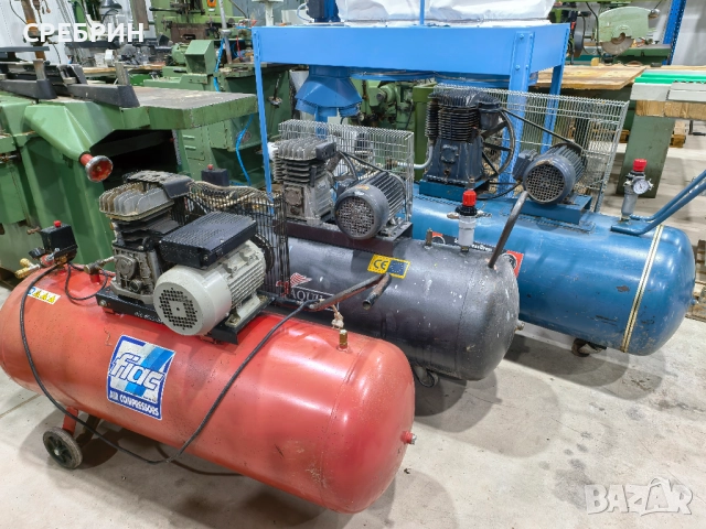 Компресор 300 лт 3 кв три и дебит 550 литра , снимка 14 - Други машини и части - 52645768
