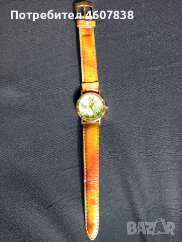 Часовник murano позлатен нов, снимка 2 - Дамски - 52546132